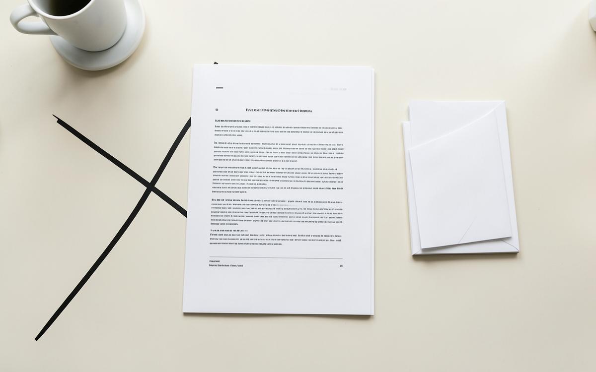 Concept report cover and stationery for a fictional advisory firm