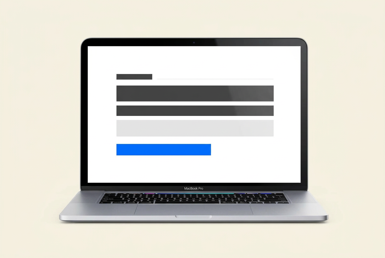 Concept B2B website design for a fictional artificial intelligence company