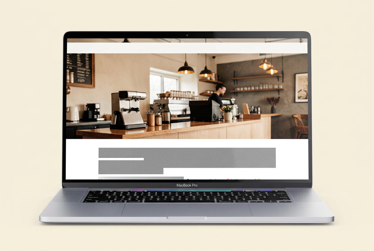 Concept website design for a fictional specialty coffee roaster