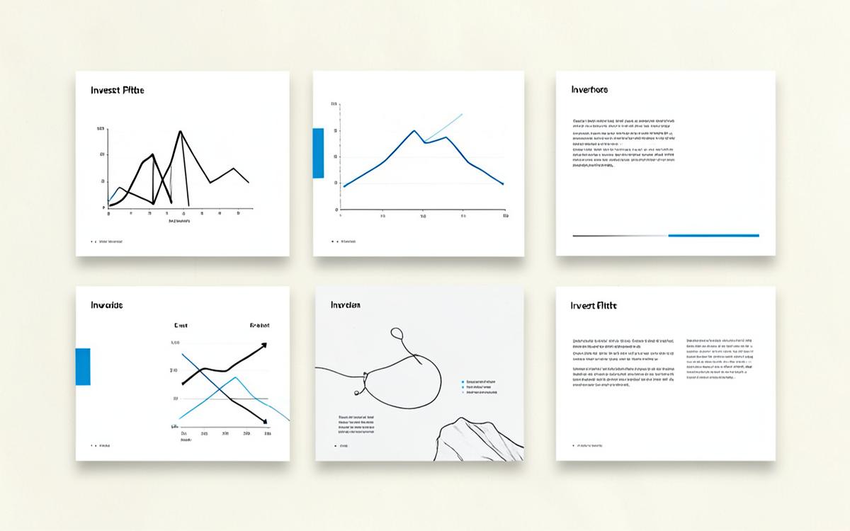 Concept investor presentation pages for a fictional climate technology startup